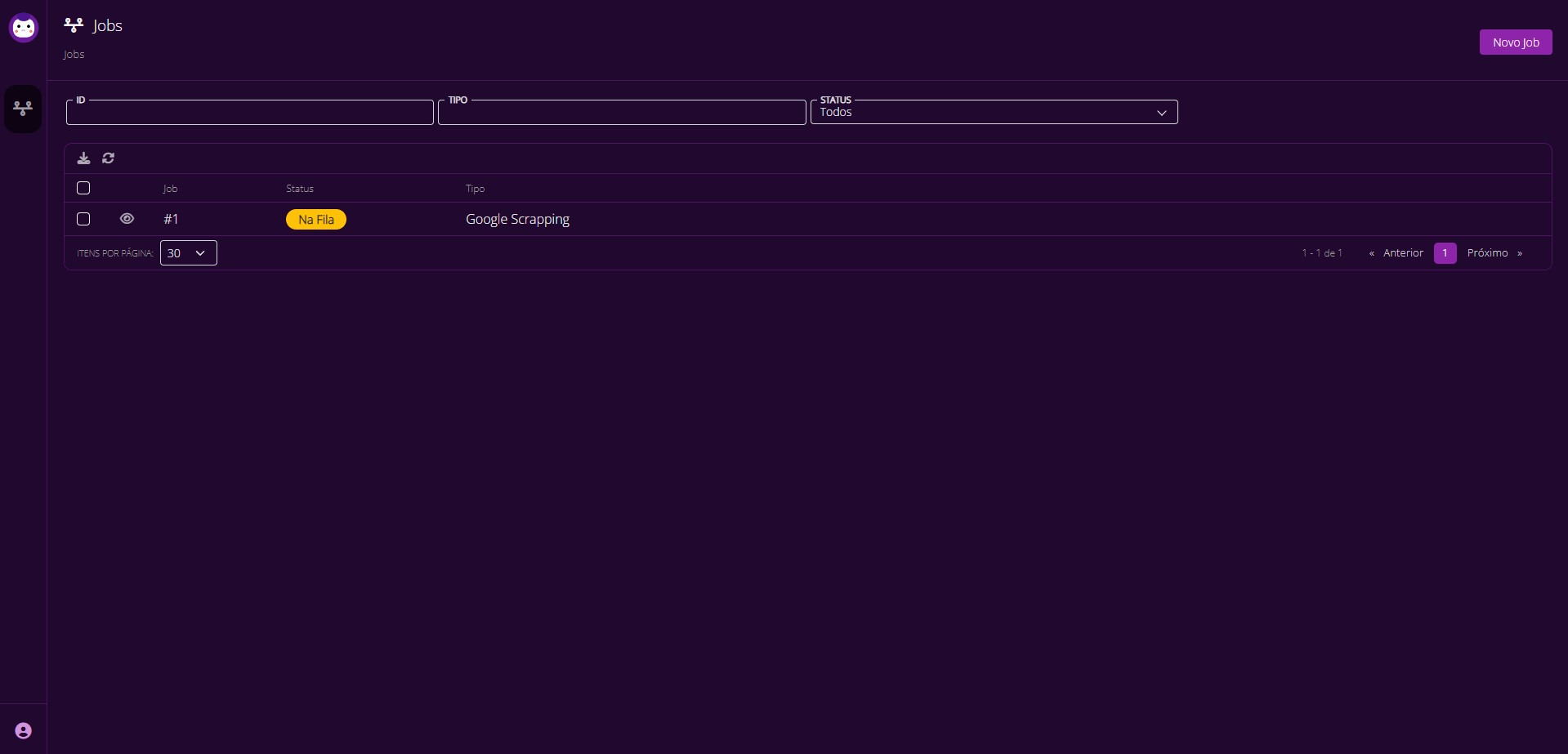 Uma POC de uma aplicação de administração de processos de mensageria utilizando Angular e CatUI